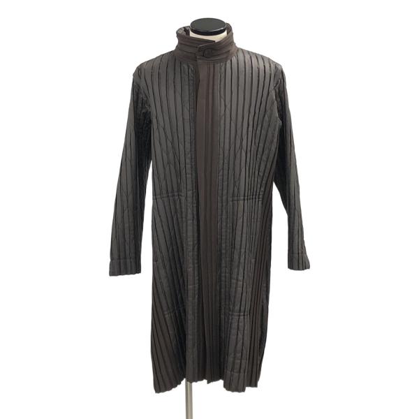 美品 プリーツロングコート HP63FA006 メンズ SIZE 1 (S) HOMME  
