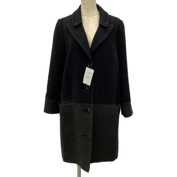 mina perhonen ミナペルホネン ロングコート38※コートカバー2つ付 ミナペルホネン バイカラーロングコート レディース SIZE 38 (S) mina