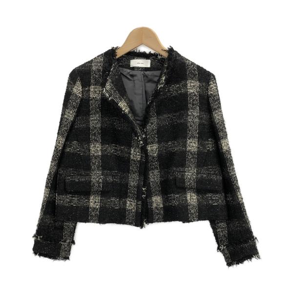 イエナ ノーカラーツイードジャケット レディース SIZE 38 (M