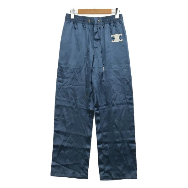 セリーヌ シルク混 サイドライントラックパンツ 2Z130121O セリーヌ シルク混 サイドライントラックパンツ 2Z130121O