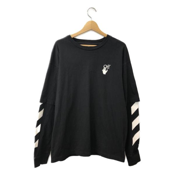 Off-White™ 自由の女神 長袖Tシャツ 正規品 Off-White 長袖 自由の女神 ロングTシャツ メンズ