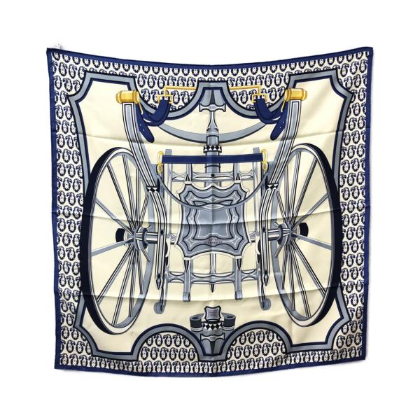 美品 HERMES エルメス カレ90 RYBAL 自由への車輪 スカーフ 馬車 楽天市場】中古 エルメス カレ90 En Roue Libre 自由への車輪 スカーフ