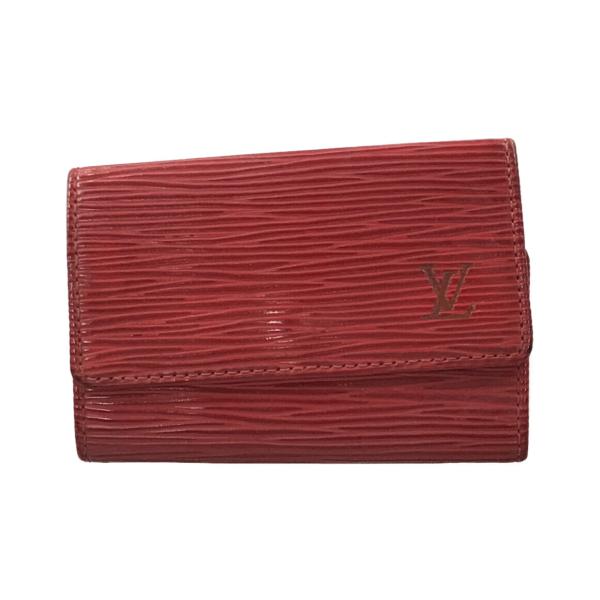 本日限り　ルイヴィトン　エピ　キーケース　ミュルティクレ 6 M63817 ルイヴィトン 6連キーケース ミュルティクレ6 M63817 エピ