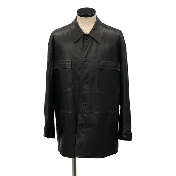 ロエベ ジャケット 未使用 LOEWE】ロエベ レザージャケット brown