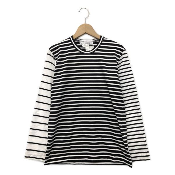 美品 コムデギャルソン 長袖ボーダーTシャツ RL-T001 レディース SIZE