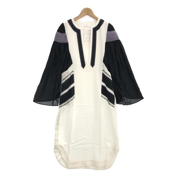 MM17SS-DR079 マメクロゴウチ サイズ2 長袖ワンピース ネイビー 長袖ワンピース MM17SS-DR079 レディース SIZE 1 (S) mame kurogouchi