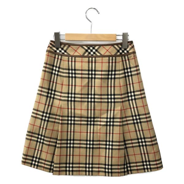 バーバリーブルーレーベル フレアスカート ノバチェック FLF55-626