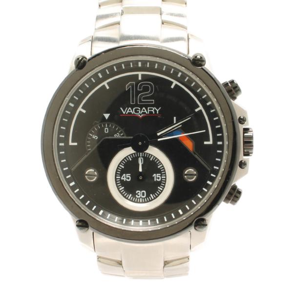 ヴァガリー 腕時計 クオーツ ブラック J523-317901 メンズ VAGARY 中古