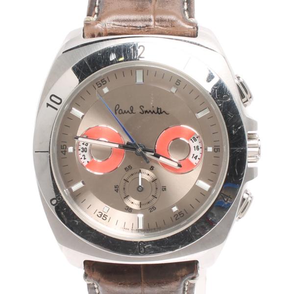 ポールスミス 腕時計 J524-S066662 クオーツ シルバー メンズ PAUL SMITH 中古