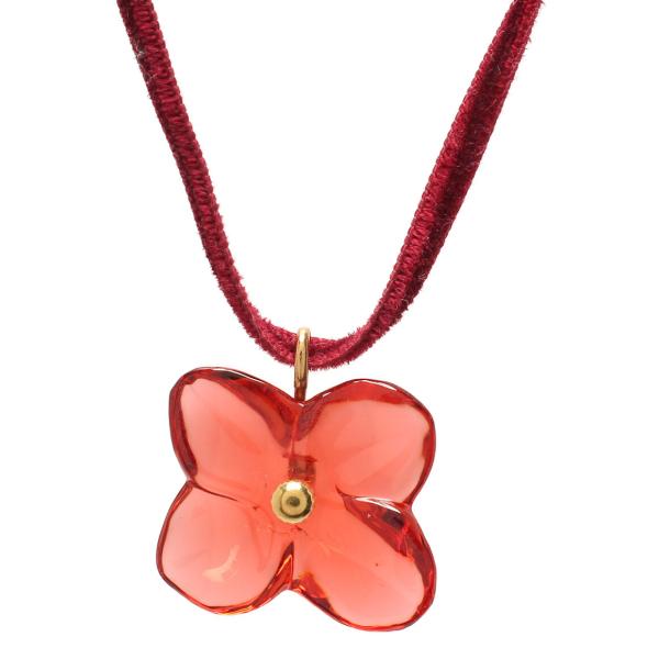 バカラ ネックレス チョーカー オルテンシア フラワーモチーフ レディース Baccarat 中古