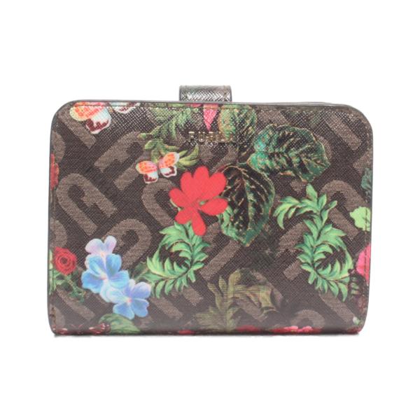 美品 フルラ 二つ折り財布 花柄 レディース FURLA 中古 :aol0093840