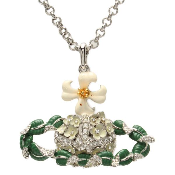 美品廃盤VivienneWestwood フラワーオーブネックレス Vivienne Westwood - 美品廃盤VivienneWestwood フラワーオーブ