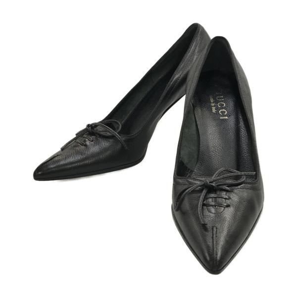 ◇GUCCIグッチ◇黒GGパンプス◇タグ付き◇サイズ36C◇