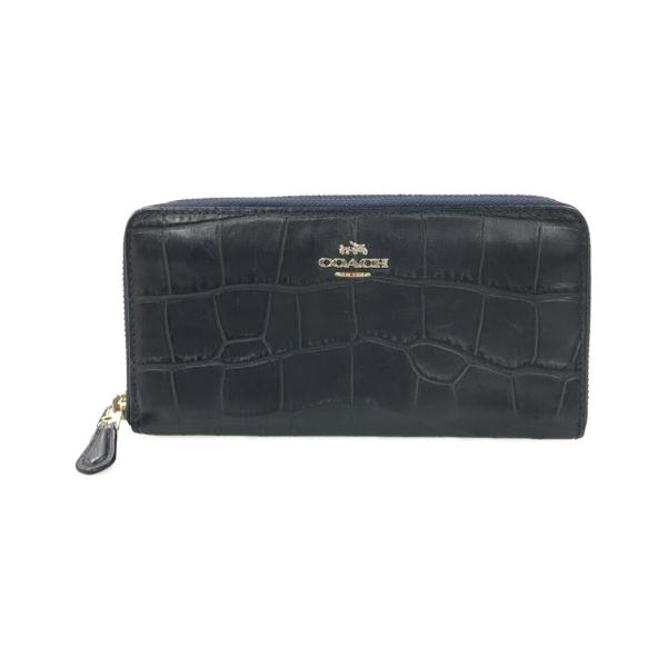 コーチ ラウンドファスナー長財布 F54757 レディース COACH 中古