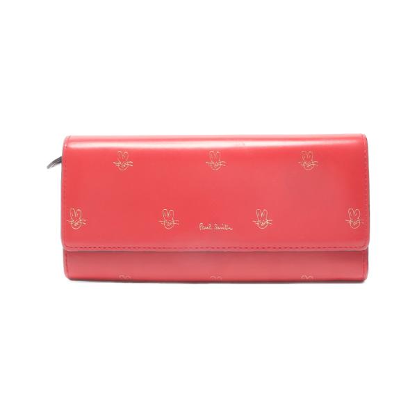 美品⭐︎ PaulSmith ポールスミス ブルゾン 総柄 うさぎ 花柄 唇 ポールスミス 長財布 うさぎ柄 レディース PAUL SMITH 中古