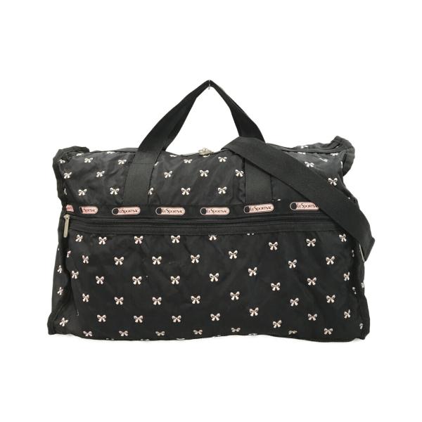 レスポートサック リボン柄ボストンバッグ レディース LeSportsac 中古 