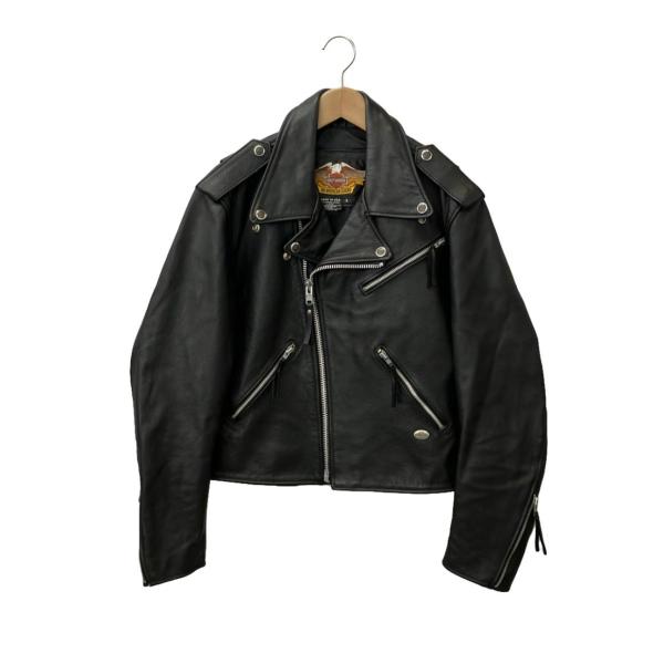 90s 希少 HARLEY DAVIDSON スタジャン バイカラー Lサイズ ハーレーダビッドソン スタジャン メンズ SIZE L HARLEY DAVIDSON 中古