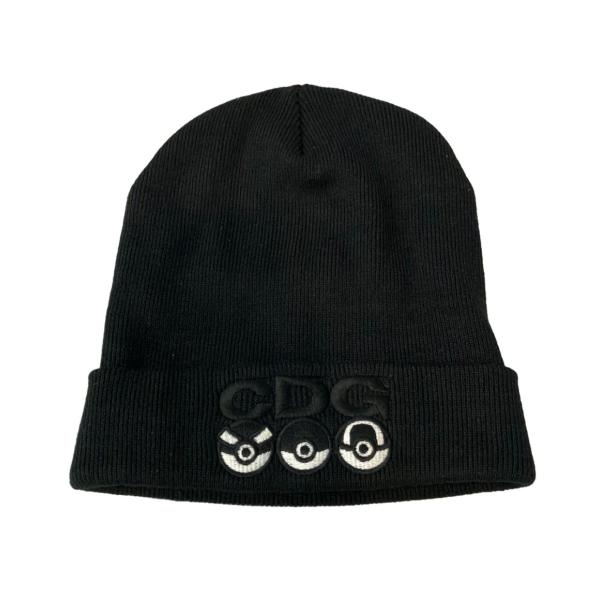 【美品】コムデギャルソン コムコム ボーダー ウール ニットキャップ 美品】コムデギャルソン コムコム ボーダー ウール ニットキャップ