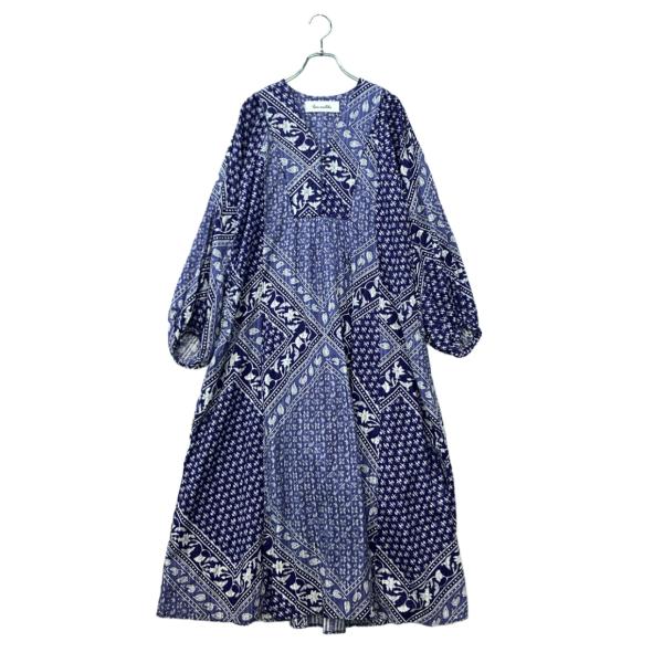 サラマリカ 長袖ワンピース 花柄 レディース SIZE S Sara mallika 中古