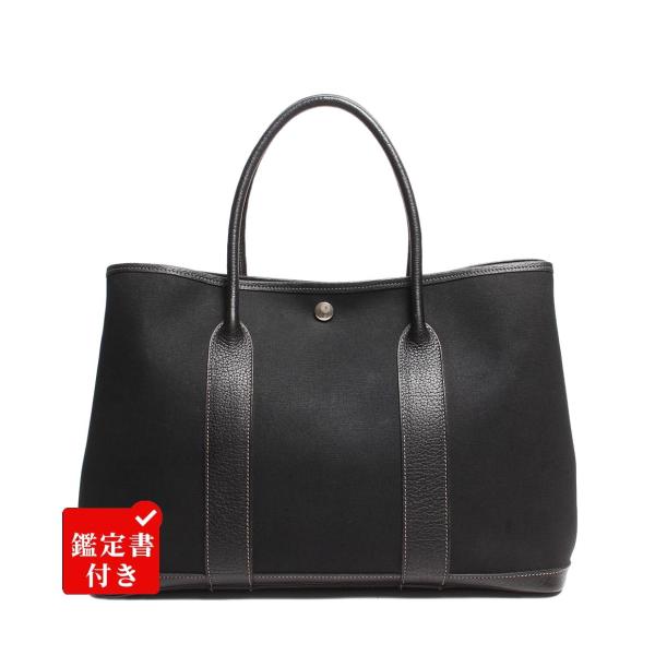 エルメス トートバッグ □H刻印 シルバー金具 ガ−デンパ−ティPM