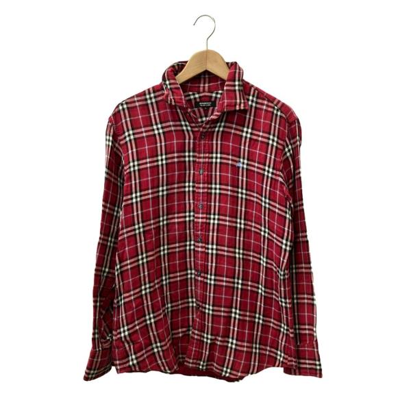 バーバリーブラックレーベル 長袖シャツ チェック柄 メンズ SIZE 3 (L