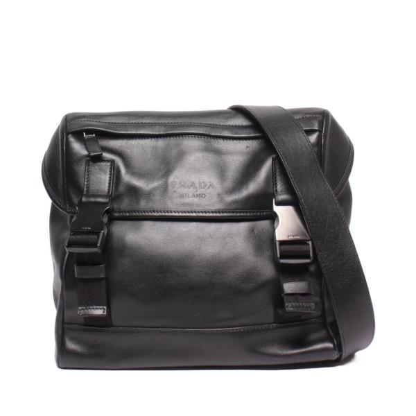 プラダ レザー ショルダーバッグ メッセンジャーバッグ 斜め掛け