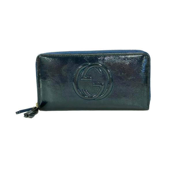 GUCCI グッチ　長財布　ラウンドファスナー　ソーホー　308004 楽天市場】【ショップカード・箱有り】Gucci グッチ ソーホー ラウンド