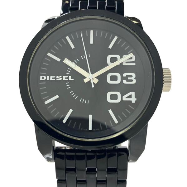 ディーゼル 腕時計 クオーツ ブラック DZ-1523 メンズ DIESEL 中古
