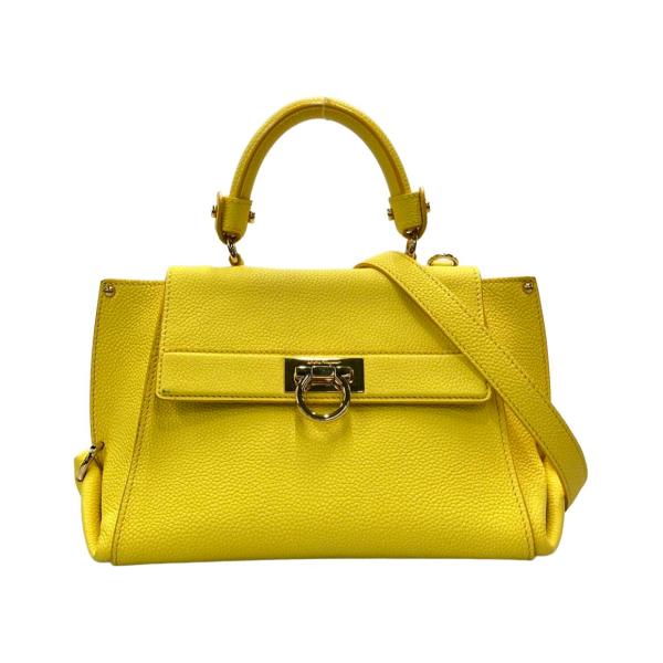 フェラガモ ガンチーニ 2way ショルダー ハンドバッグ サルヴァトーレ フェラガモ ガンチーニ 2WAY ショルダーバッグ