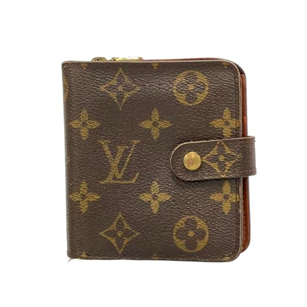 ✨【ルイヴィトン】　廃盤⭐️二つ折り財布 モノグラム　コンパクトジップ ルイ・ヴィトン 二つ折り財布 コンパクト ジップ モノグラム M61667