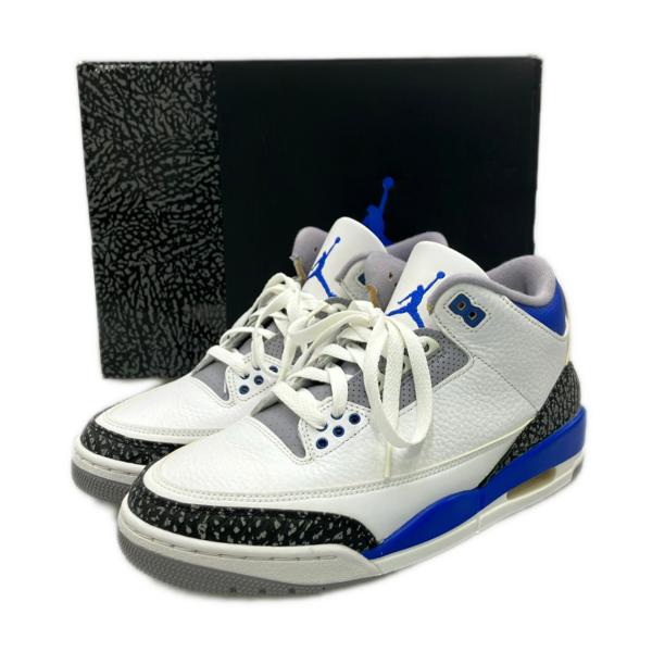 美品 ナイキ ミドルカットスニーカー エア ジョーダン 3 レトロ CT8532-145 メンズ SIZE 26.5 NIKE 中古