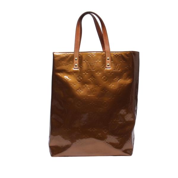 訳あり ルイ・ヴィトン トートバッグ リードMM ヴェルニ M91143  