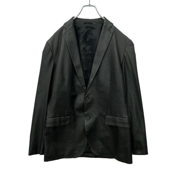 新品未使用　JOSEPH 黒 レザージャケット 48 ジョゼフオム 美品 ジョゼフオム レザージャケット メンズ SIZE 48 (L) JOSEPH HOMME
