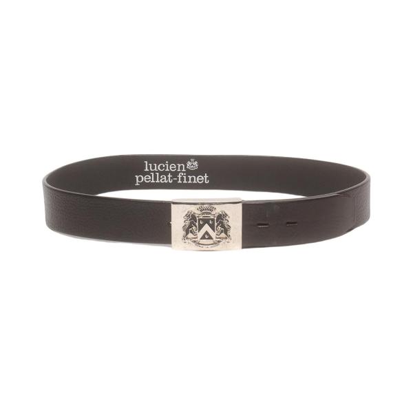 ルシアンペラフィネ　メンズレザーベルト lucien pellat-finet ルシアンペラフィネ Leather Belt Black