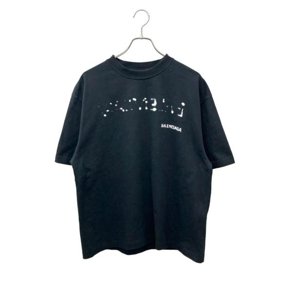 バレンシアガ 半袖Tシャツ Hand Drawnロゴ 手書き風 Drawn Balenciaga