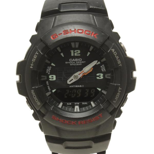 カシオ 腕時計 G-SHOCK クオーツ ブラック G-100 メンズ CASIO