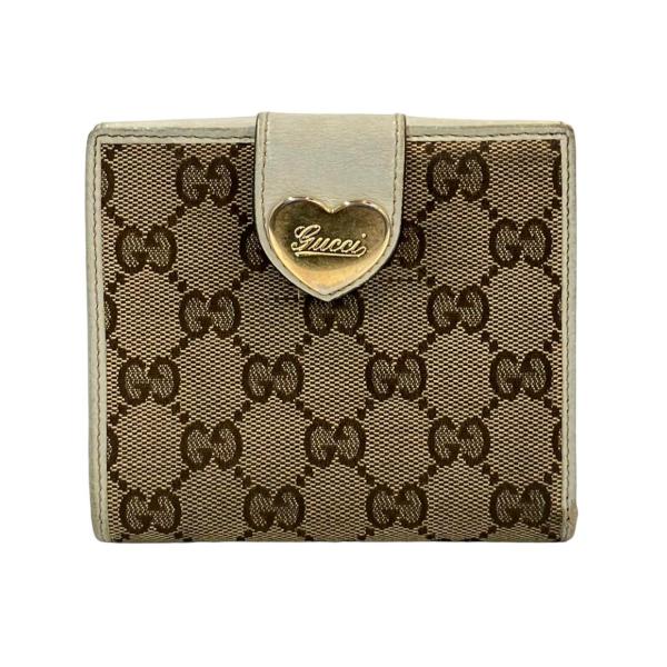 【Gucci】キャンバスバッグ&財布 訳あり グッチ Wホック二つ折り財布 GGキャンバス 230549 2184