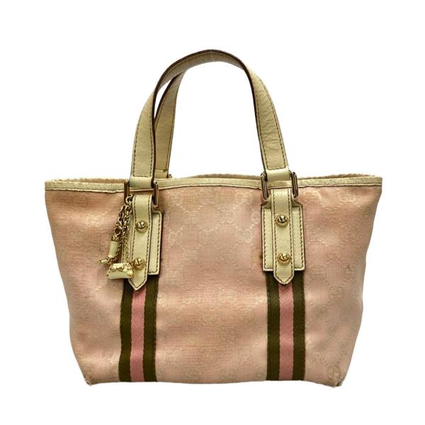 GUCCI トートバッグ GGキャンバス GGキャンバス ミディアム トートバッグ ・ベージュ＆ブラウン GG