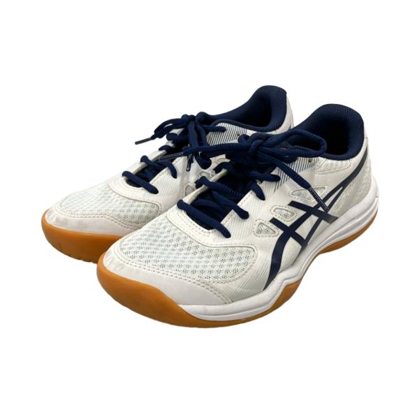 アシックス ローカットスニーカー バレーボールシューズ アップコート 5 GS 1074A039 レディース SIZE 23.5 asics 中古