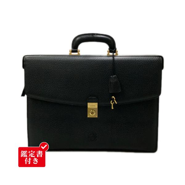 ロエベ ブリーフケース ビジネスバッグ アナグラム メンズ LOEWE 中古