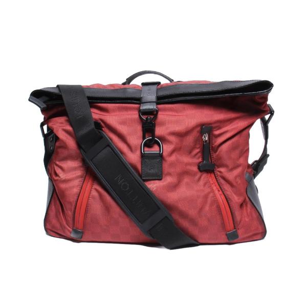 ルイヴィトン LOUIS VUITTON ソラーノ N41191  ルイヴィトンカップ  ダミエチャレンジ カバン 2WAYバッグ トートバッグ 斜め掛け ハンドバッグ ショルダーバッグ レザー/ナイロン レッド hugall_rc-it3wpdurriko-x9jf