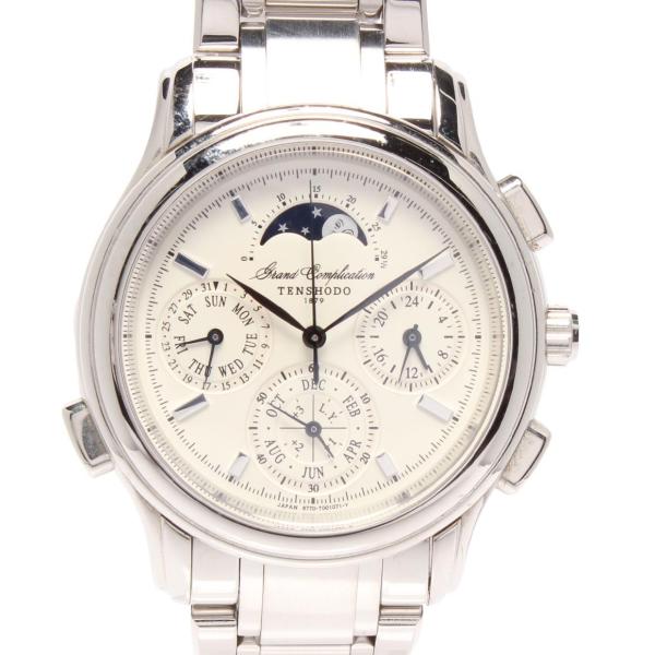 天賞堂 TENSHODOグランドコンプリケーション6770-T003702腕時計 天賞堂 腕時計 パーペチュアルカレンダー グランドコンプリケーション