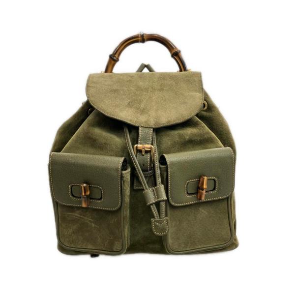 グッチGUCCI バンブーレザーバックパック003 58 0016 R
