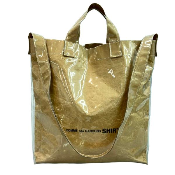 コムデギャルソンシャツ クラフトビニールトートバッグ ユニセックス