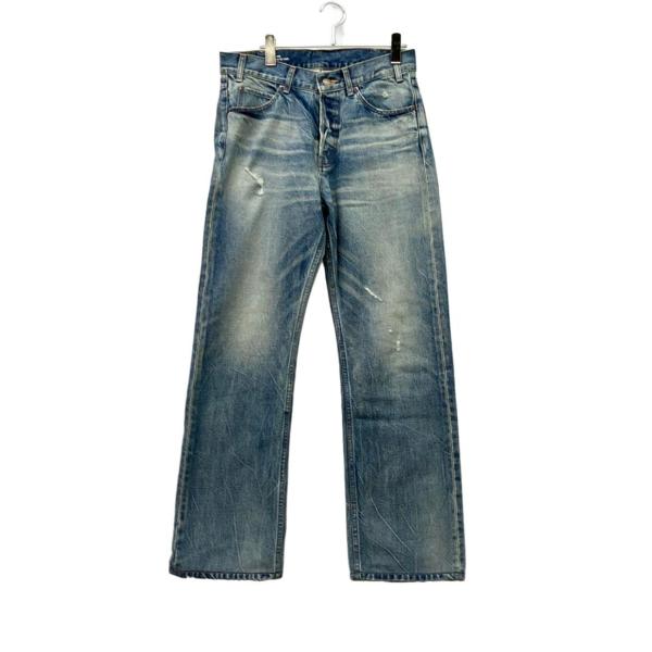 セリーヌ デニムパンツ ウォッシュド加工 ダメージ加工 ミドルライズ