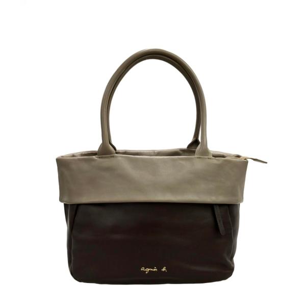 アニエスベー トートバッグ ハンドバッグ レザー レディース agnes b