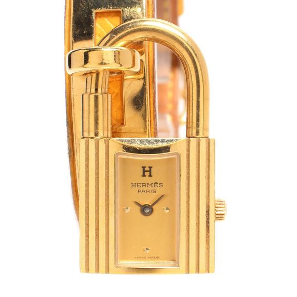 エルメス 腕時計 ○Z刻印 ゴールド金具 イエローベルト ケリー
