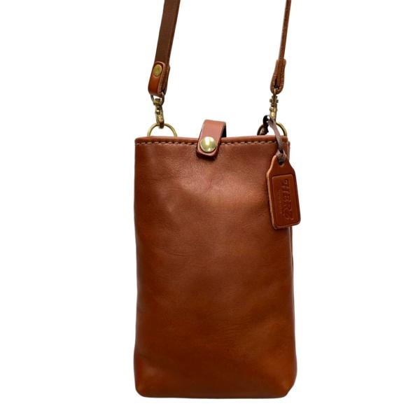 HERZレザー スマホショルダーバッグ ブラウン HERZレザー スマホショルダーバッグ ブラウン HERZレザー スマホ