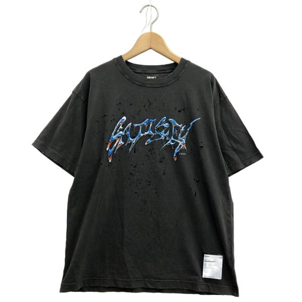 【美品】SATISFY｜Tシャツ Black M スポーツウェア Satisfy, MothTech™ T‑Shirt in Aged Black Size 0 (Extra Small