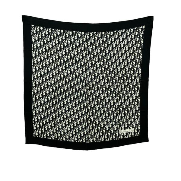 クリスチャンディオール スカーフ シルク100% トロッター柄 レディース